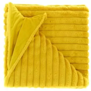 Покрывало Unique Living Peppe, 200x1x150 см цвет neongelb