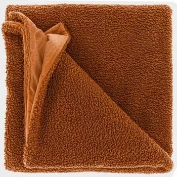 Покрывало Unique Living Romie, 200x1x150 см цвет dunkelorange