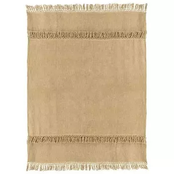 Покрывало Unique Living Saba, 180x1x130 см цвет dunkelgelb