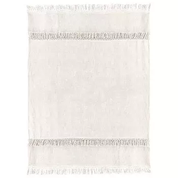 Покрывало Unique Living Saba, 180x1x130 см, кремово-белый