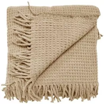 Покрывало Unique Living Selien, 200x1x150 см, серо-коричневый