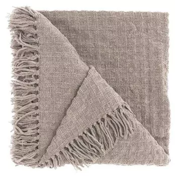 Покрывало Unique Living Verlin, 180x1x130 см, серый