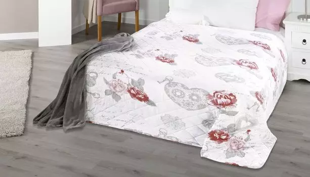 Покрывало Универсальное одеяло размером примерно 220x240 см Диван в стиле пэчворк XXL Дизайн: Shabby MB Warenhandel24