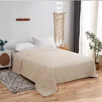 Покрывало Универсальное одеяло размером примерно 220x240 см Диван в стиле пэчворк XXL Дизайн: LIVING Taupe MB Warenhandel24