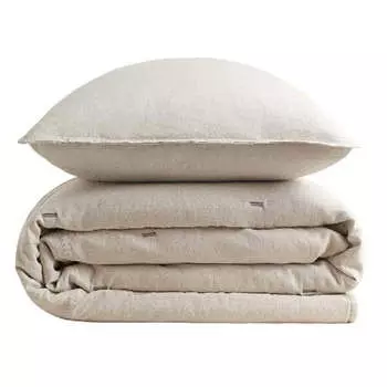 Покрывало Zara Home Linen Cotton, натуральный