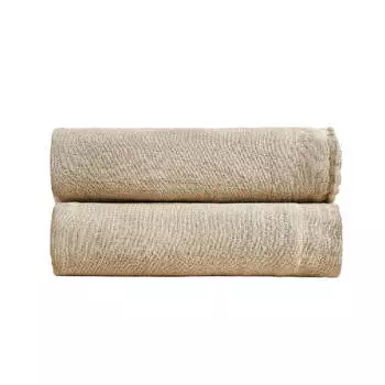 Покрывало Zara Home Natural Linen, бежевый