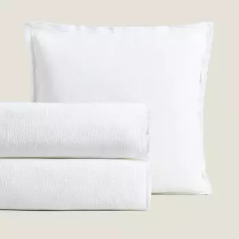 Покрывало Zara Home Textured, белый