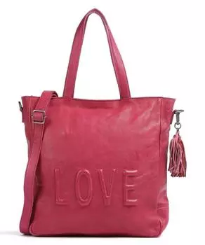 Покупательница Reconciliation Street 1 из зернистой яловой кожи Taschendieb Wien, розовый