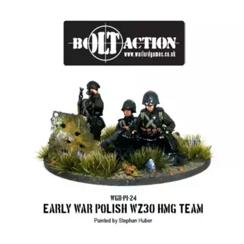Польская команда WZ30 HMG, Bolt Action - Polish - Early War (28mm)