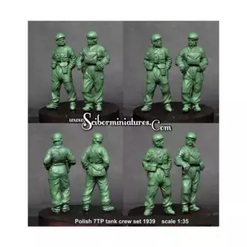 Польский комплект танкового экипажа 7ТП, Historical Miniatures - Polish (1:35) (Scibor Monstrous Miniatures)