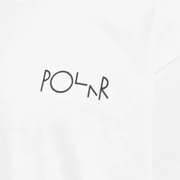 Polar Skate Co. Футболка с логотипом, белый