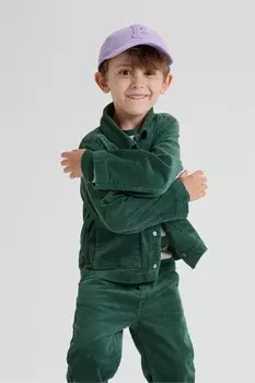 Поларн о вельветовая куртка Pyret из органического хлопка Polarn O Pyret, зеленый