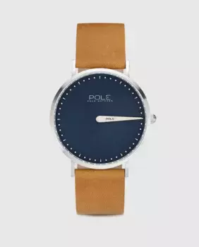 Pole Watches Classic C-1001AZ-MA02 мужские часы из верблюжьей кожи, коричневый