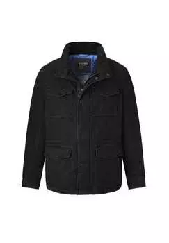 Полевая куртка из чистого хлопкового кирк Redpoint, синий