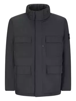 Полевая куртка с эмблемой Stone Island Compass, черный