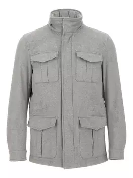 Полевая куртка с множеством карманов Herno, серый