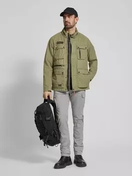 Полевая куртка с воротником-стойкой camel active, оливковый