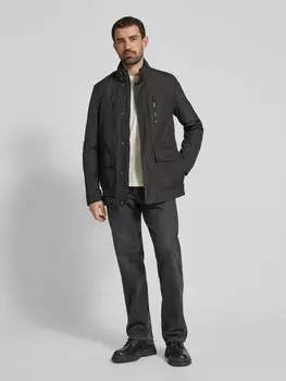 Полевая куртка с воротником-стойкой Geox, черный
