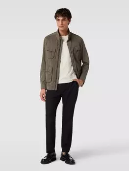 Полевая куртка с воротником-стойкой Paul & Shark, оливковый