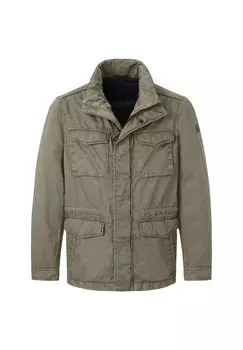 Полевая куртка современного кроя из чистого хлопка BUD redpoint, цвет Oliv