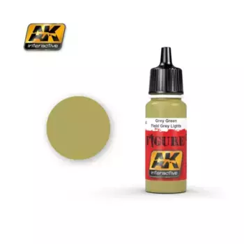 Полевой серый свет/серо-зеленый (акрил), Paint - Figure - Black and Grey Colors (AK-Interactive)