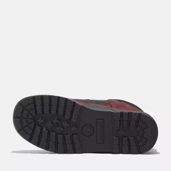 Полевые ботинки для малышей Timberland, цвет Burgundy Nubuck