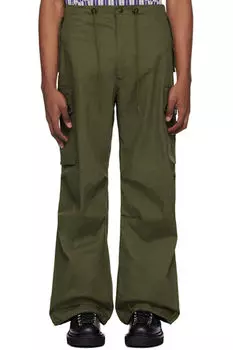 Полевые брюки-карго цвета хаки NEEDLES