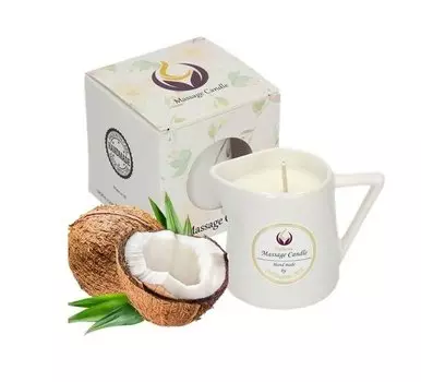 Polheaven, Массажная свеча, Кокос, 110мл
