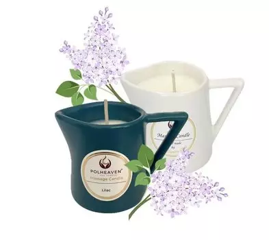 Polheaven, Массажная свеча, Сирень, 110мл