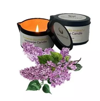Polheaven, Массажная свеча, Сирень, 80мл