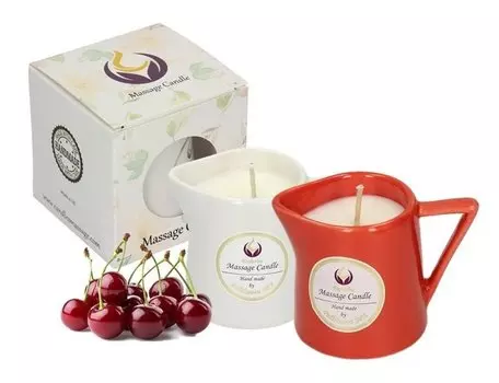 Polheaven, Массажная свеча, Вишня, 110мл