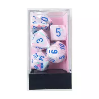 Поли-набор «Поп-арт с синим» (7), Dice - Festive - Poly Sets (Chessex)