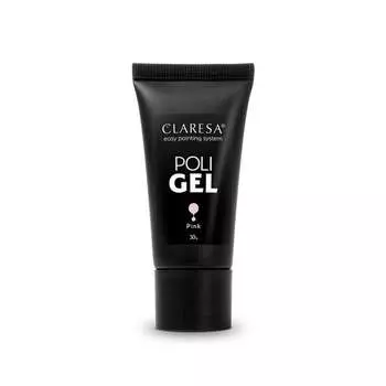 ПОЛИГЕЛЬ-ГЕЛЬ ДЛЯ НАСТРОЕНИЯ ПЛАСТИН 04 РОЗОВЫЙ 30г Claresa