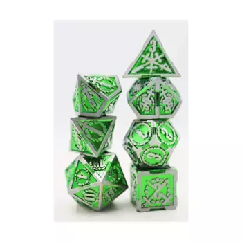 Полигональный набор мечей — Меч Венома (7), Dice Sets - Metal (Foam Brain Games)