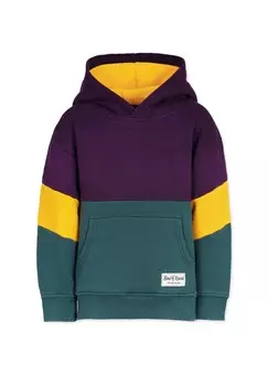 Полихромная толстовка Band of Rascals, цвет Dark-purple-racing-green