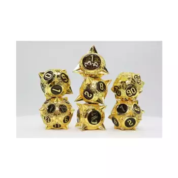 Поликомплект - Галактическое золото (7), Dice Sets - Metal - Meteor Storm