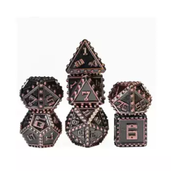 Поликомплект медной бригантинной брони (7), Dice Sets - Metal - Brigandine