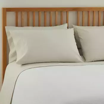 Поликоттон Перкаль простыня 180 ниток El Corte Ingls, крем