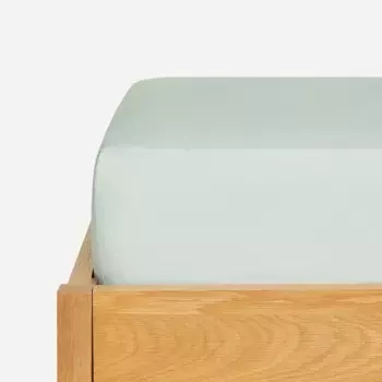 Поликоттон Перкаль простыня 180 ниток El Corte Ingls, зеленая вода