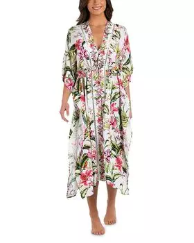 Полинезийский кимоно для пляжа La Blanca, мультиколор