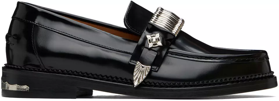 Полированные мокасины Toga Virilis, черный