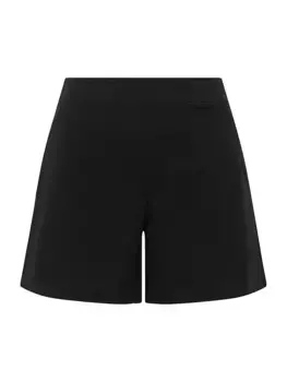 Полированные шорты из эластичного хлопка Spanx, черный