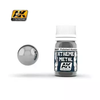 Полированный алюминий (30 мл), Paint - Xtreme Metal (AK-Interactive)