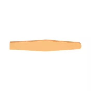 Полировщик для ногтей трапециевидный двусторонний, градация 100/180, оранжевый, 1 шт. Tools For Beauty