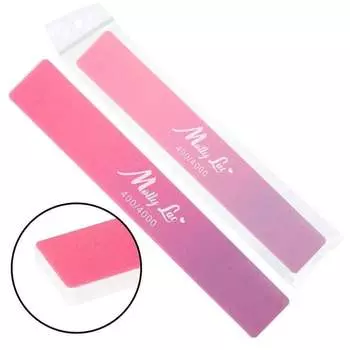 Полировщик, прямой напильник, омбре 400/4000 MollyLac, Molly Lac