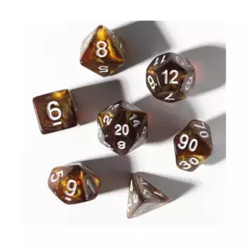 Полисет — Раскопанное сокровище — Топаз (8), RPG Dice Sets