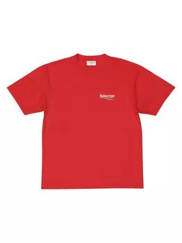 Политическая кампания футболка Balenciaga, белый