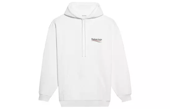 Политическая кампания Толстовка Мужская Белая Balenciaga, белый