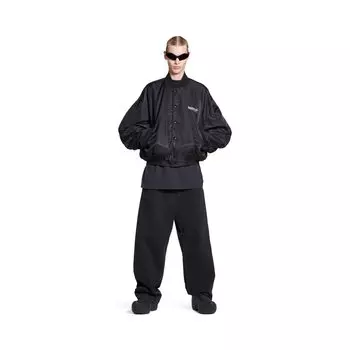 Политическая кампания университетская куртка BALENCIAGA, черный