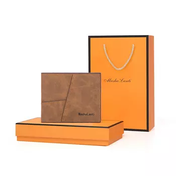 Полиуретановый держатель карт, мужской кошелек, кофейный MashaLanti, Coffee